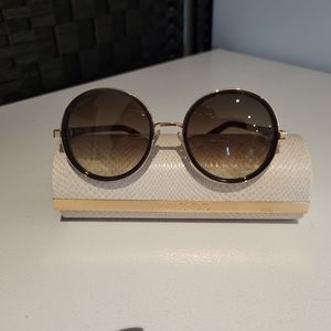 JIMMY CHOO Sunglasses (gold, black, brown, silver/sparkle on the sides)